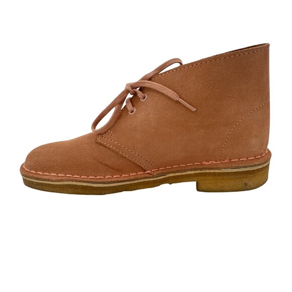 Clarks Originals Womens Suede Desert Boots Size 6 Rose‎ Pink - Picture 3 of 8